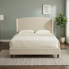 Room | The Grevane Rousay Wingback Platform Bed in a bedroom