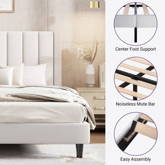 Detail | The Grevane Scarista Velvet Platform Bed
