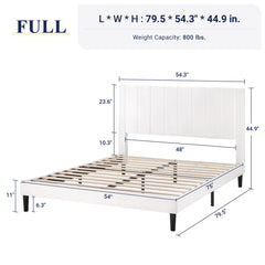 Angle | Three-quarter view of the Grevane Scarista Velvet Platform Bed