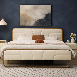 Grevane Shapinsay Velvet Tufted Bed