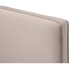 Headboard detail | Close view of the Grevane Snarravoe Upholstered Platform Bed headboard