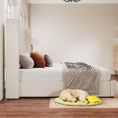 Side | Side profile of the Grevane Stronsay Wingback Storage Bed