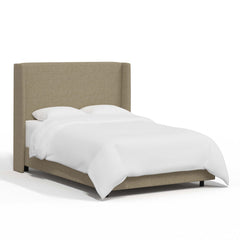 Angle | Three-quarter view of the Grevane Talmine Footboard Wingback Bed