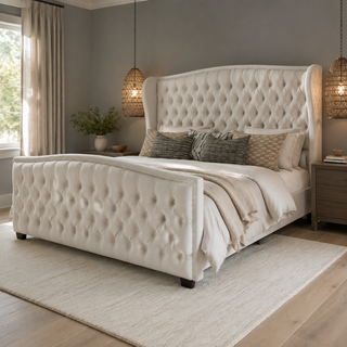 Grevane Torridon Tufted Wingback Bed