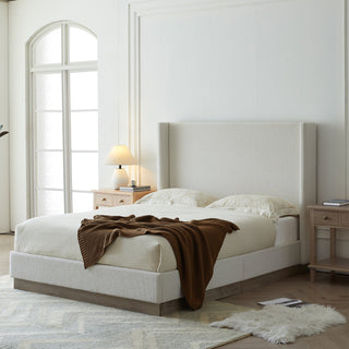 Grevane Whalsay Upholstered Wingback Bed