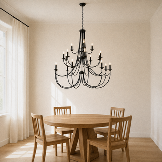 Marnau Guiriden 20-Light Tiered Chandelier