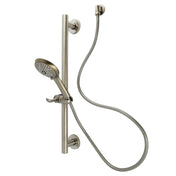Hand Shower and Slide Bar Set, Tulare, 24 In Grab Bar in Brushed Nickel