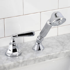 Hand Shower with Diverter, Tulare, Deck Mount in Polished Chrome