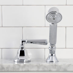 Hand Shower with Diverter, Tulare, Deck Mount in Polished Chrome