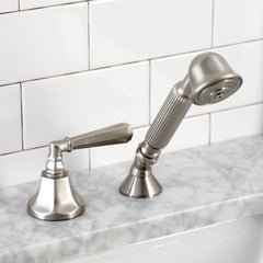 Hand Shower with Diverter, Tulare, for Roman Tub Faucet in Brushed Nickel
