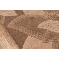 Hand-Tufted Area Rug, 5 ft x 8 ft in Brown Wool