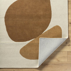 Hand-Tufted Wool Area Rug, 5' x 7'6" with Abstract Pattern