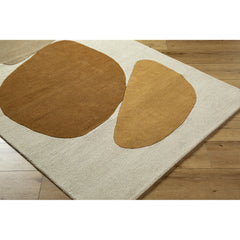 Hand-Tufted Wool Area Rug, 5' x 7'6" with Abstract Pattern