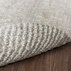 Hand Woven Area Rug, 8'6" x 11'6" in Gray