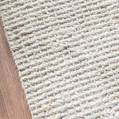 Hand Woven Area Rug, 8'6" x 11'6" in Gray