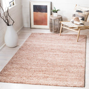 Hand-Woven Wool Area Rug, 5 x 8 ft, Fuchsia