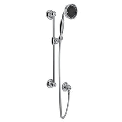 Handshower Set, 22" Slide Bar, 3-Function Handshower, Polished Chrome