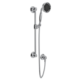 Handshower Set, 22" Slide Bar, 3-Function Handshower, Polished Chrome