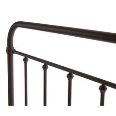 Headboard, King, Oiled Bronze with Steel Frame
