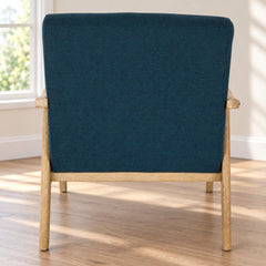 Blue 100% Polyester Natural product in a sitting area