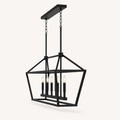 Side | angled end view of the tapered cage showing all five sockets in a row