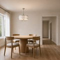 Scale | the chandelier beside a full-height doorway for true size