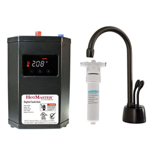Hot and Cold Water Dispenser Faucet, Develosah, 2-Handle, Brass, Oil Rubbed Bronze
