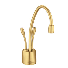 Hot and Cold Water Dispenser, Indulge, Low Arc, Brass, Brushed Bronze