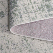 Folded corner | one corner turned back to show the pile and the backing