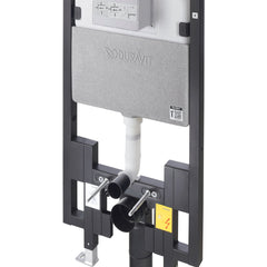 In-Wall Toilet Tank and Carrier, DuraSystem, Dual Flush, White