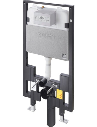 In-Wall Toilet Tank and Carrier, DuraSystem, Dual Flush, White