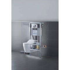 In-Wall Toilet Tank and Carrier, DuraSystem, Dual Flush, White