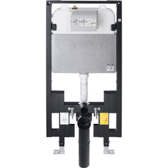 In-Wall Toilet Tank and Carrier, DuraSystem, Dual Flush, White