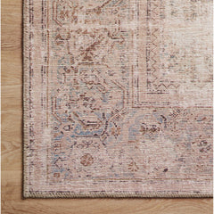 Indoor Area Rug, 7'6" x 9'6", Polyester in Sand and Ocean