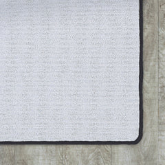 Indoor Area Rug, 7'8" x 10'9" in Black Nylon