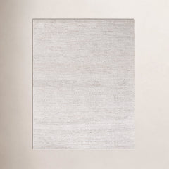 Indoor Area Rug, 9' x 12' Rectangle in Bleached Jute and Cotton