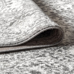 Indoor Area Rug, Polypropylene in Light Gray