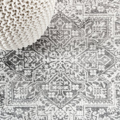 Indoor Area Rug, Polypropylene in Light Gray