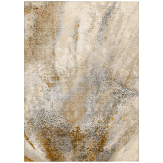 Indoor/Outdoor Area Rug, 10 x 14 Ft in Brown