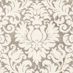 Indoor/Outdoor Area Rug, 10 x 14 ft in Dark Gray/Beige