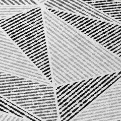 Indoor/Outdoor Area Rug, 10 x 14 ft, Pewter Geometric Polyester