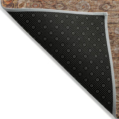 Indoor Outdoor Area Rug, 10' x 14' in Copper Flatweave Polyester
