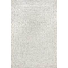 Indoor/Outdoor Area Rug, 7 ft 6 in x 9 ft 6 in, Ivory