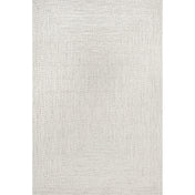 Indoor/Outdoor Area Rug, 7 ft 6 in x 9 ft 6 in, Ivory