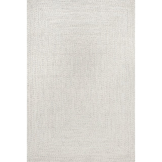 Indoor/Outdoor Area Rug, 7 ft 6 in x 9 ft 6 in, Ivory