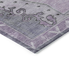 Indoor/Outdoor Area Rug, 8 ft x 10 ft in Plum