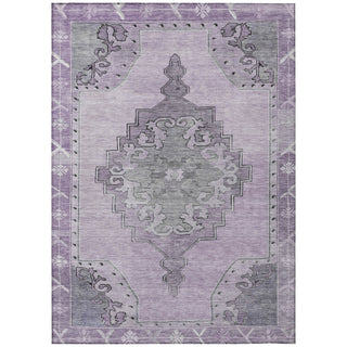 Indoor/Outdoor Area Rug, 8 ft x 10 ft in Plum