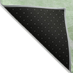 Indoor/Outdoor Area Rug, 8 Ft x 10 Ft Polyester in Aloe
