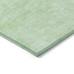 Indoor/Outdoor Area Rug, 8 Ft x 10 Ft Polyester in Aloe