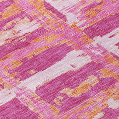 Indoor/Outdoor Area Rug, 9 x 12 ft, Striped Polyester